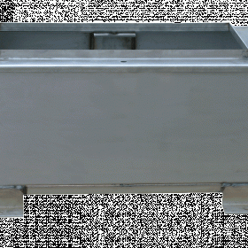 434S-14001 AK | AST stainless pedestal & stabilizer bar; W/22.25"L x 12" W opening size top 34"x21"x16.13"....