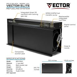 6912 | FUEL SYSTEM, 55 GAL, RECT, Elite Fuel System