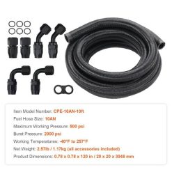 235000110 | Double Ended Black Cable- 10' (3048mm)