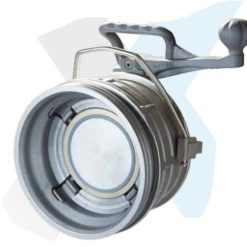 1005E3-0402 | 4" API COUPLER, BOTTOM LOADING, ALUM, FLUOROCARBON GFLT, KNOB HANDLES..