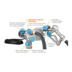 110000-70 | PUMP, FUEL 24V 15GPM, MANUAL 3/4", SPIN COLLAR