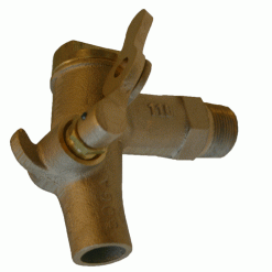 110---1000 AF | Quick Closing Barrel Faucet (FKM) (Non-threaded outlet) (3/4")....