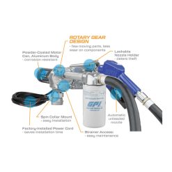 110300-7 | PUMP, FUEL 12V 18GPM, PUMP ONLY, SPIN COLLAR