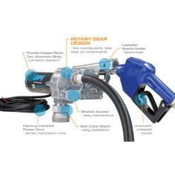 110700-01 | PUMP, METHANOL 12V 15GPM, PUMP ONLY, SPIN COLLAR