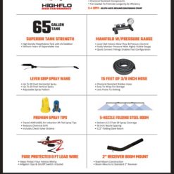 114000-11 | PUMP, CHEMICAL, LEVER OP, 50 GAL