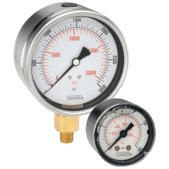 1340GXB160 | 2" DIAL 160 GAUGE SS CASE WITH FONT FLANGE