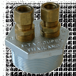 184D--0401 MB | Duplex Bushing Less Connectors (4" x 1" x 1")....