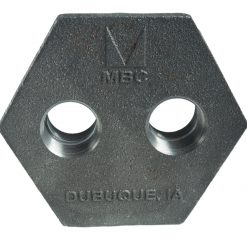 Alternative view of 184Q--4100 MB | Quad Tapped Bushing, Cast Iron (4" x 1" x 1")....