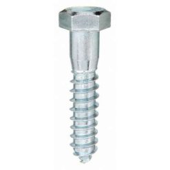 1LB69 | Hex Head Lag Screw: 1/4" Size, 1 1/2 in Lg, Steel, Zinc Plated, Partially Threaded Thread, 100 PK