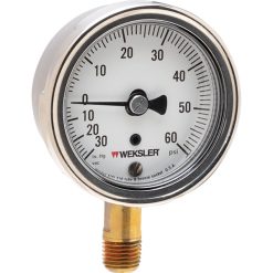 25-500-30-160PSI-MIP | 2.5 VACCUM GAUGE