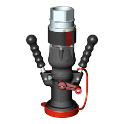 347GF-7M100QDV30 | 347GF nozzle with Dry Break  for 3” hose