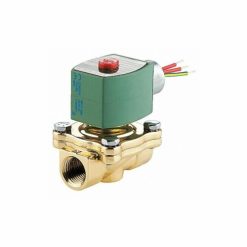 3UK88 | Solenoid Valve, Brass, NO, Air, Inert Gas 1/2"
