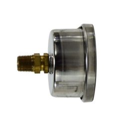 40-310-30/160-CFF | 0-160 PSI GAUGE W/ FLANGE FACE, LIQUID FILLED, CTR BACK MOUNT