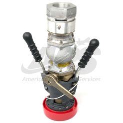 64348C6L | CARTER NOZZLE 2-1/2" PRESSURE FUELING W/ DUST CAP AND REPLACEABLE HANDLE & GRIPS; W/ 100 MESH SCREEN W/ QUICK DISCONNECT 3" NPT