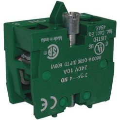 Alternative view of 6JC91 | Contact Block, 22mm, 1NO Contact Form, 10A @ 600VAC Contact Rating