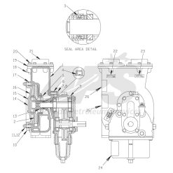 9288A 20000 | FLANGE GASKET FOR GORMAN RUPP PUMP 02F1-GR