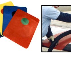 AFP-1824 | WING MAT- 18" X 24"..SPECIFY COLOR: BLK, RED, LT. BLUE, ROYAL BLUE, GREEN, YELLOW OR ORANGE
