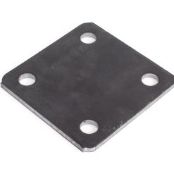 APK4444 | 4" BASE PLATE - SQUARE WELD TAB W/ HOLES