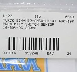 Bi5U-M18-AP6X-H1141 | Proximity Sensor; M12 x 1; 10 to 30 VDC; 200 mA (Max.); Shielded; Brass