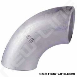 C-B351-D | 2" ALUMINUM SCH 40 LONG RADIUS 90 WELD