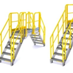 Crossover | Design, detail & fabricate OSHA Crossovers, 1 set