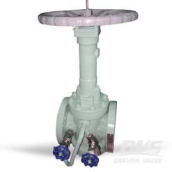 D711-301G-DTR | 6" ANSI Class 150# flgd., API 6D, Type III, non-lubricated, resilient, double seated, trunnion mounted, double block and bleed plug valve, s.s. body, 316 s.s. plug, s.s. slips with Viton seals, includes gear operator, and cavity relief system with sst....