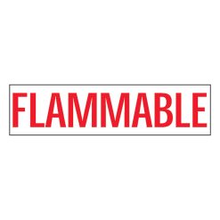GTP213510 | DECAL FLAMMABLE, 6" X 24"