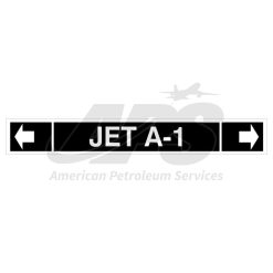 GTP-2135-7 | JET A DECAL - 1-1/2" X 16"