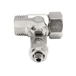 GTP2305 | 3 WAY BALL VALVE  1/4" M X 1/4" F X 1/4" F