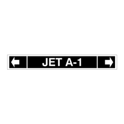 GTP-3255-A1-N | PIPE DECAL JET A1, NARROW,  2” X 15”..
