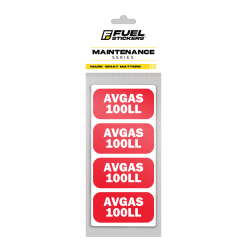 GTP35884 | PRODUCT DECAL KIT-AVGAS 100LL - 1 BLUE BAND