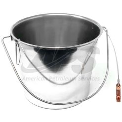 GTP3905-1 | 5 LITER S/S BUCKET WITH GROUND WIRE..