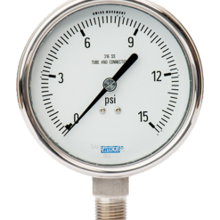 GTP-534-PBF-15S | 0-15 PSI, STAINLESS..