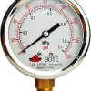 GTP-5875 | 2.5" FACE, BRASS, 0-160 PSI, ¼” STEM MOUNTED.. - Image 2
