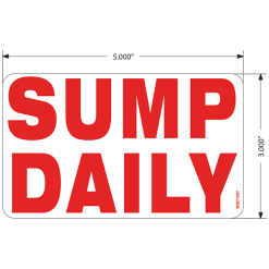 GTP8262 | SUMP DAILY DECAL