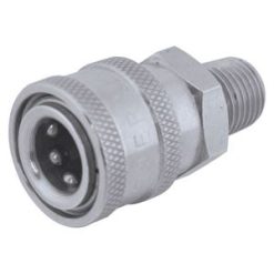 Alternative view of GTP9924MS | COUPLER QD 1/4"M, STAINLESS STEEL
