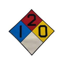 HAZARDECAL | FOUR COLOR DIAMOND DECAL 10-3/4"