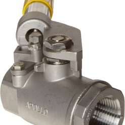 K7650301A | SPRING RETURN BALL VALVE - 1/2" SS Ball Valve, Spring Return