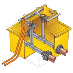 MPK-10 | DISPENSER SUMP OPW SHEAR VALVE MOUNTING PLATE KIT INCLUDING ALL FIXINGS & U-BOLTS..