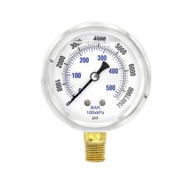 PGS254GLM | 2½" ¼" LM WET SS/SS 200 PSI