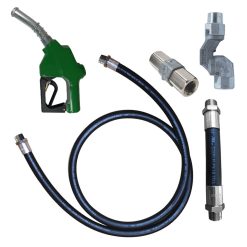 PK-7HB24166V0100-B20-H12 | Hose Kit, 7HB, 1" Truck, Green, 241TPS, 66V, 12 FT Curb, B20..