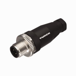RBS8141-0 | TURCK..Connector; M12 Male Straight; 4 Pins; Field Wireable; Screw; PG 7; U6550