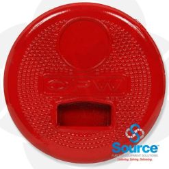 RTC-RED | RED POWDER COATED RAIN TIGHT COVER..