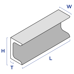 SCH682 | 6" X 8.2# STEEL HOT ROLL CHANNEL (6" X 1.92 X .200)