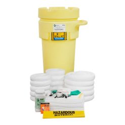 SPKO-50-WD | 50 GALLON  OIL-ONLY WHEELED OVERPACK SALVAGE DRUM SPILL KIT