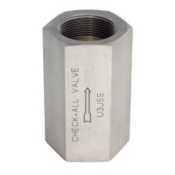 U3FSSMT.500SS | 3/4" SS CHECKALL CHECK VALVE