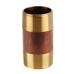 VBN15X350 | NIPPLE - BRASS (1-1/2" X 3-1/2")..