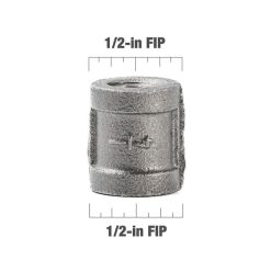 VC01- | 1" BLK COUPLING