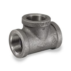 VT150 | 1-1/2" BLK TEE - THREADED