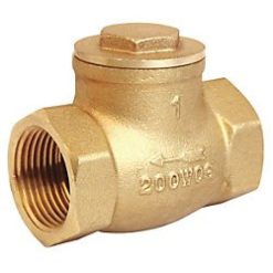 VT413Y-1 | 1" BRASS THREADED CHECK VALVE